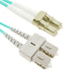 Patchcord LC/UPC - SC/UPC OM3 50/125 Duplex 2mm 1m